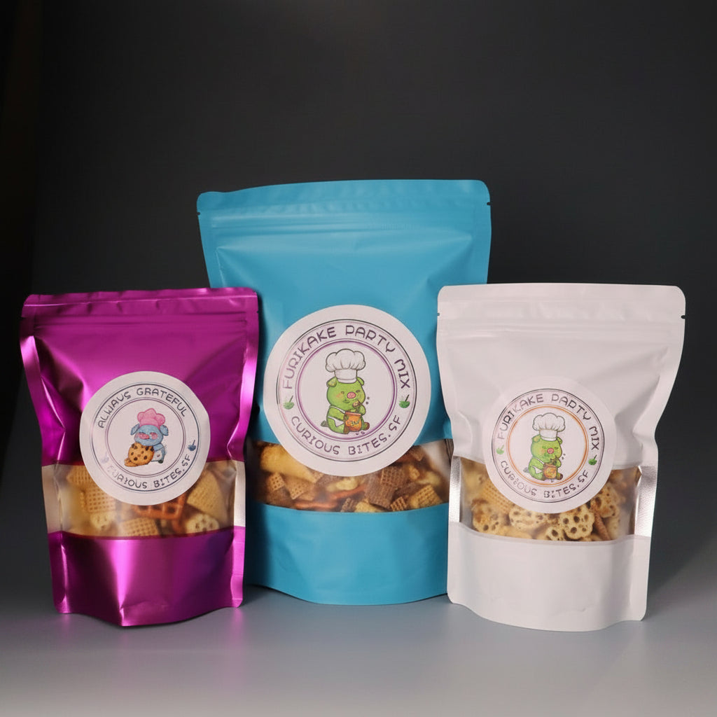 CB Furikake Gourmet Snack & Party Mix (250 gram bag)